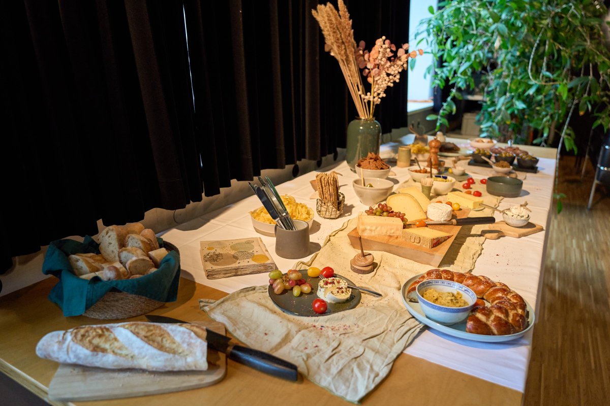 Das von Barbara wundervoll arrangierte Buffet.